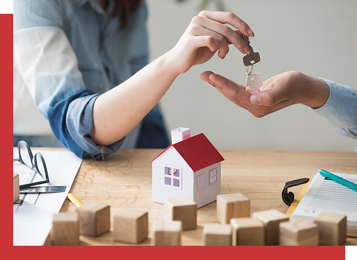 buying house taking keys